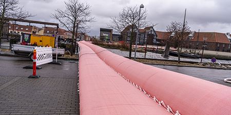 Watertubes på havnen i Frederikssund. Foto: Frederikssund kommune, Kenneth Jensen.