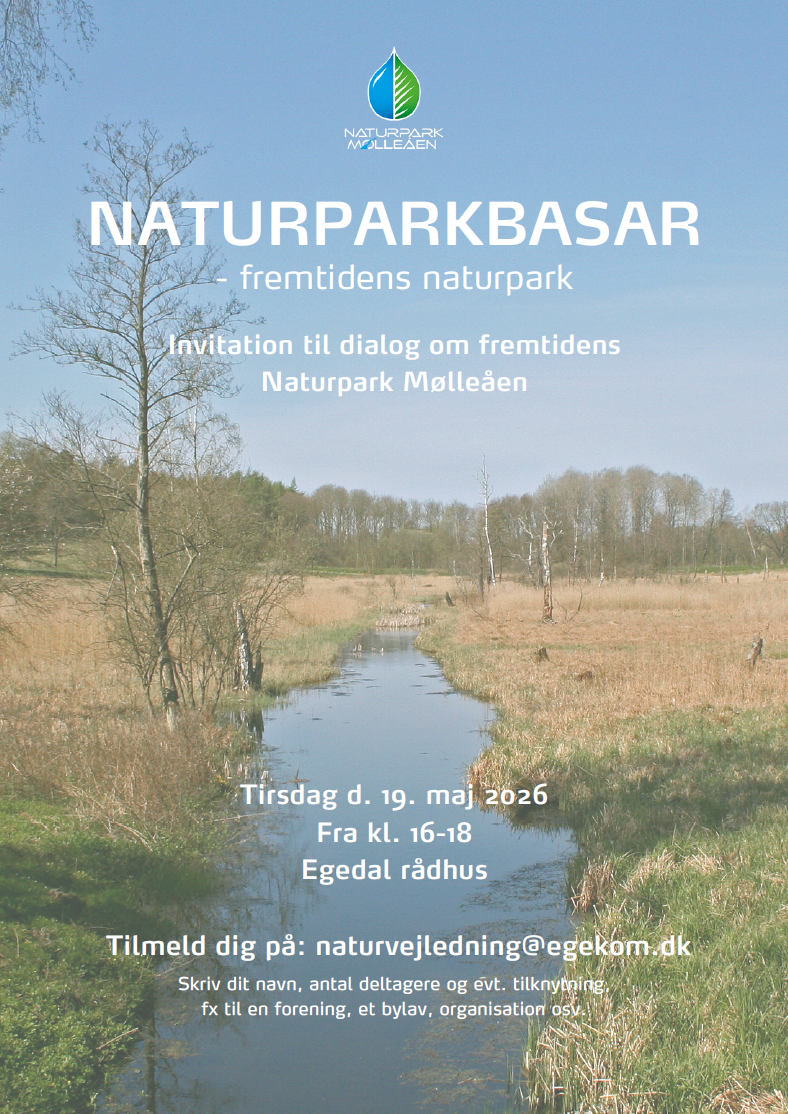 Invitationen til naturparkbasaren. Foto: Frederikssund Kommune