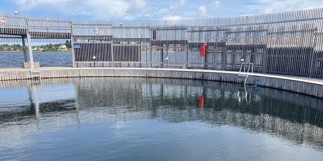 Kultur- og Havnebadet er sommerklar. Foto: Frederikssund Kommune.