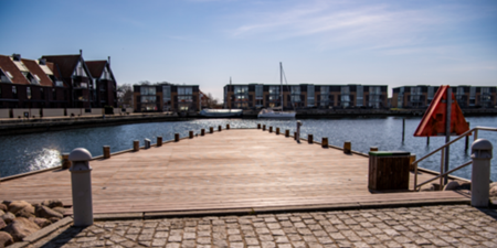 Havnen i Frederikssund på en solskinsdag. Foto: Frederikssund Kommune, Kenneth Jensen.