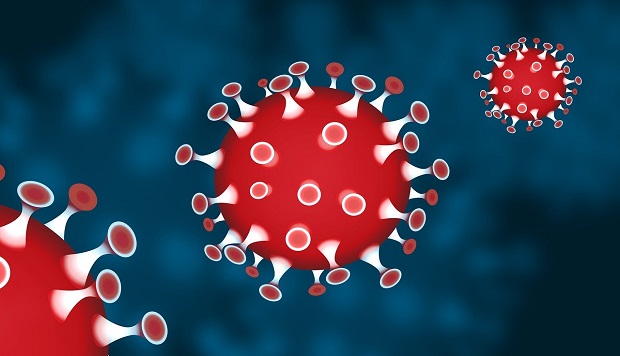 Illustration af celle fra Coronavirus. Grafik: Pixabay