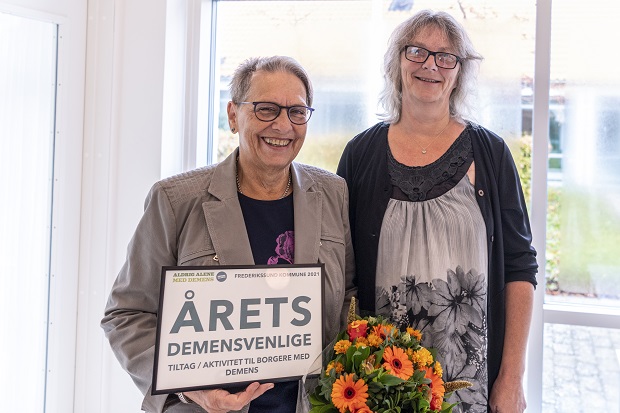 Bodil Jensen og Inge Messerschmidt. Foto: Frederikssund Kommune, Kenneth Jensen.