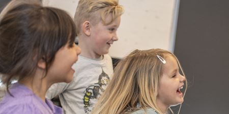 Børn leger. Foto: Frederikssund Kommune, Kenneth Jensen.