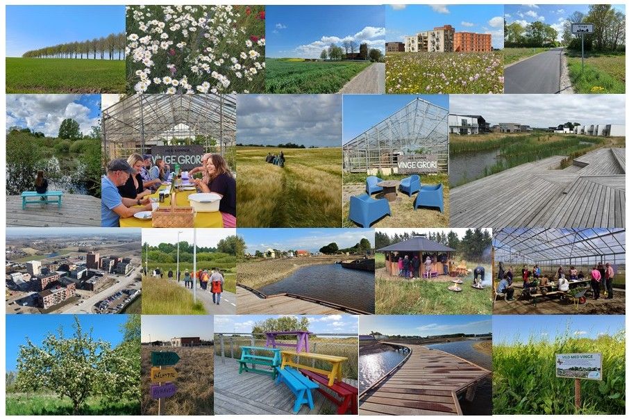 Kollage til fotokonkunnerence Mit Vinge. Foto: Frederikssund Kommune.