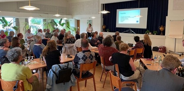 Deltagere samlet til generalforsamling i LAG-fjordlandet. Foto: Frederikssund Kommune.