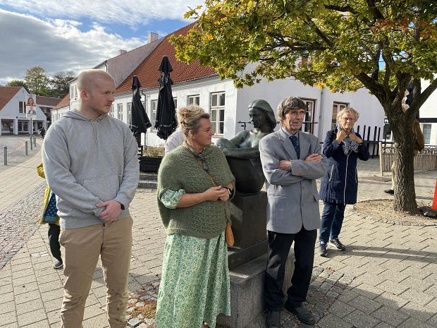 De tre nominerede, Aksel Gotthard, Susanne Klonaris og Jørgen Christensen. Foto: Frederikssund Kommune.