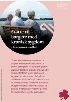 Pjece - Støtte til borgere med kronisk sygdom Pjece - Støtte til borgere med kronisk sygdom