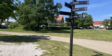 Skilt på Bløden. Foto: Frederikssund Kommune.