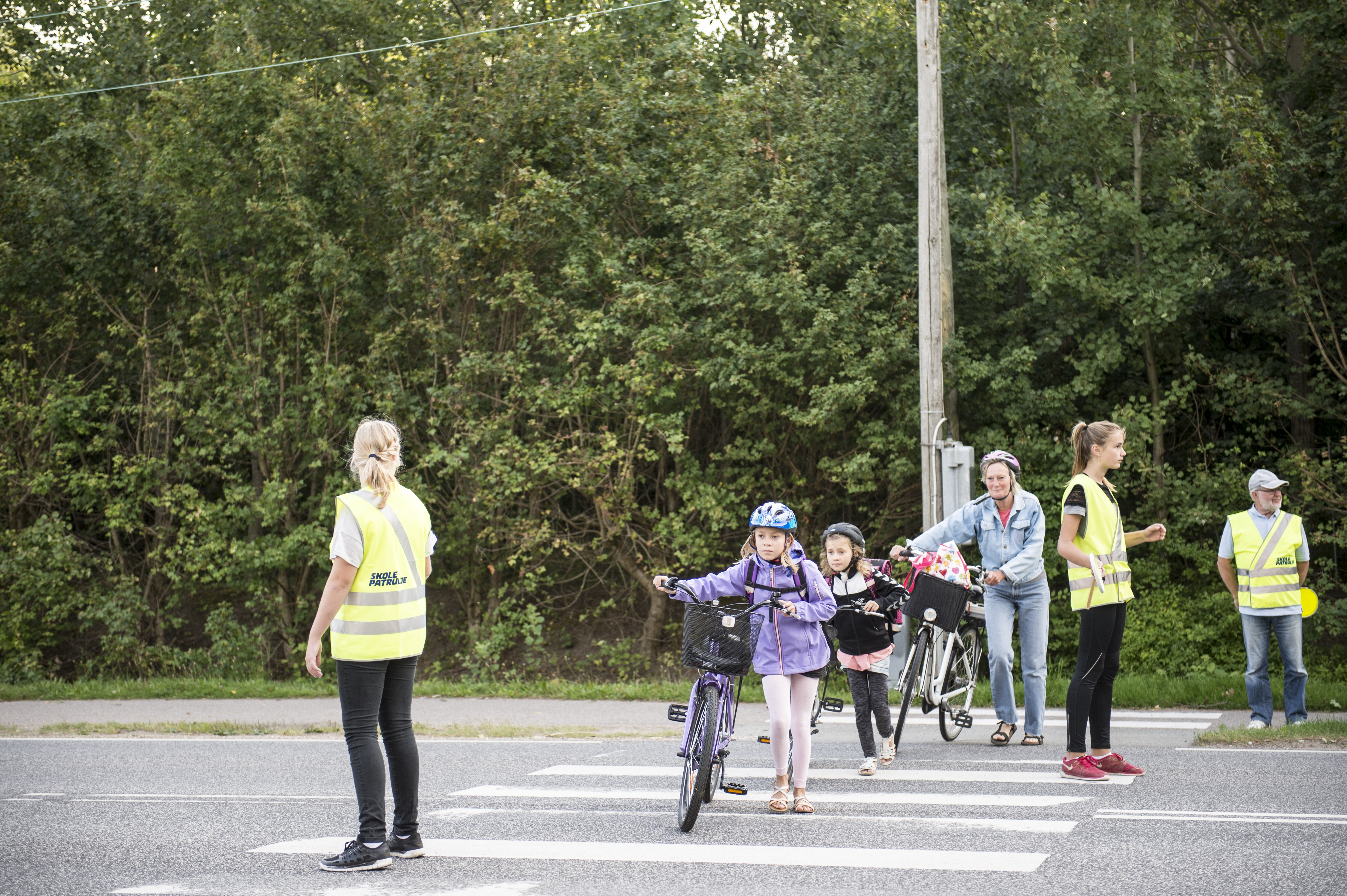 Skolepatrulje. Foto: Kenneth Jensen