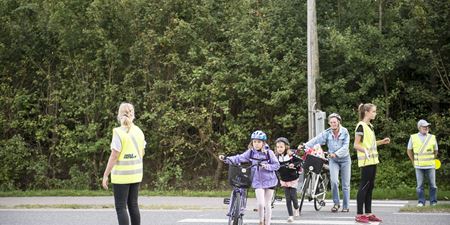 Skolepatrulje. Foto: Kenneth Jensen