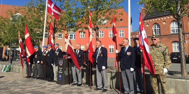 Æresgarden ved flagdagen i 2021. Foto: Frederikssund Kommune.