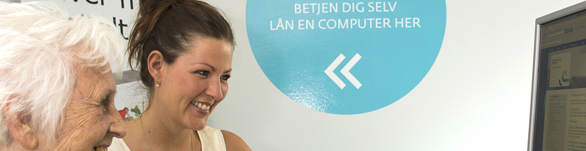 Hjælp til selvbetjening. Foto: Kenneth Jensen.