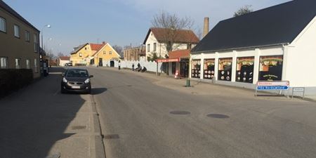 Hovedgaden i Skibby. Foto: Frederikssund Kommune.