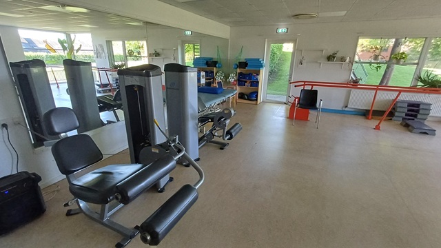 Træningslokale med træningsmaskiner og mere. Foto: Frederiksund Kommune.