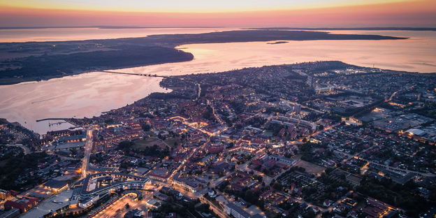 Frederikssund i aftenlys. Foto: Martin Malmqvist @shutterbug_dk