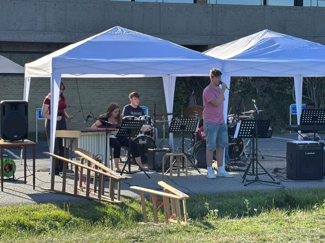Musik på Fjordlandsskolen til solformørkelse
