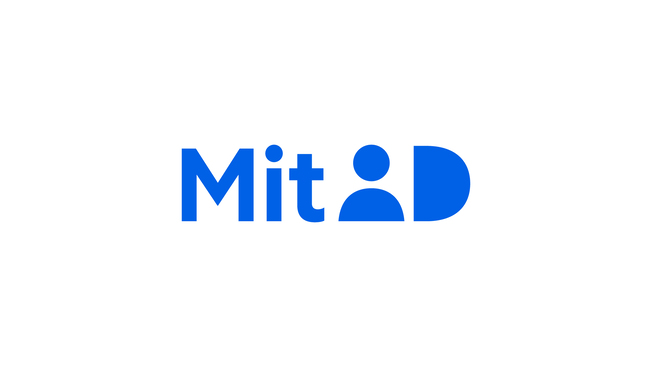 MitID logo. Grafik: Digitaliseringsstyrelsen.