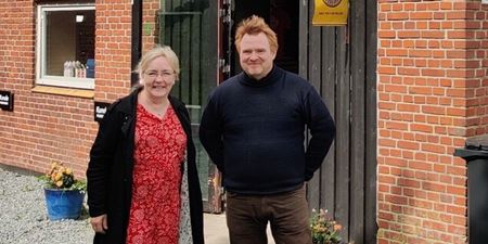 Borgmester Tina Tving Stauning og administrerende direktør Niels Bonefeld. Foto: Frederikssund Kommune.