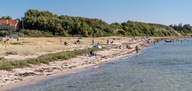 Strandgæster på Kulhuse Strand. Foto: Kenneth Jensen.