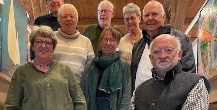 Seniorrådets nye medlemmer på gruppefoto