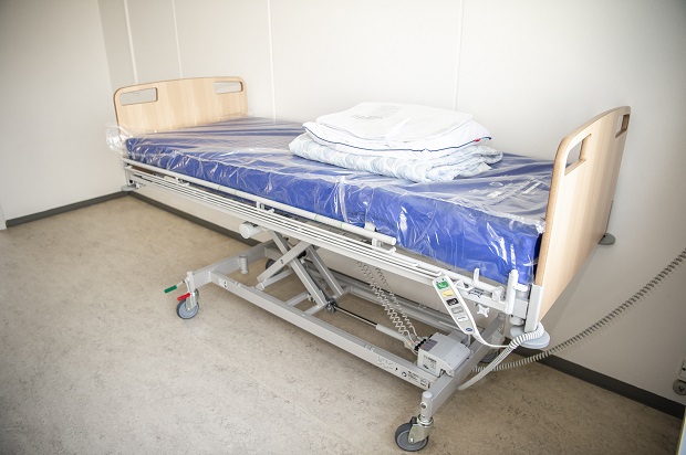 Der er 28 sengepladser klar på Tolleruphøj til plejekrævende patienter smittet med COVID-19, som bliver udskrevet fra hospitalerne. Foto: Frederikssund Kommune, Kenneth Jensen