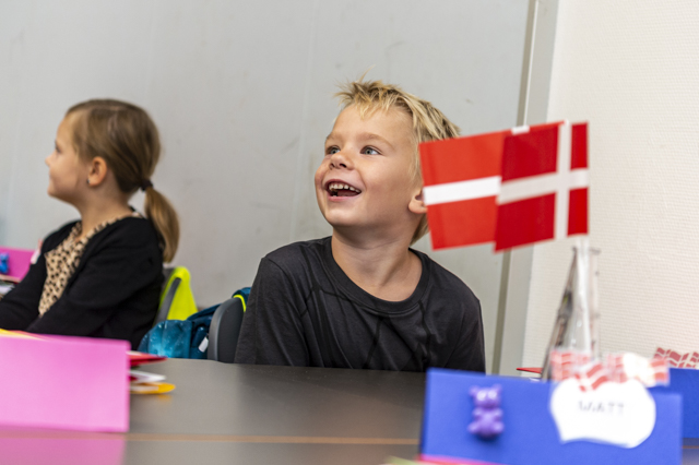 Første skoledag er sjov! Foto: Frederikssund Kommune, Kenneth Jensen.