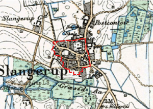 Historisk oversigtskort over Slangerup