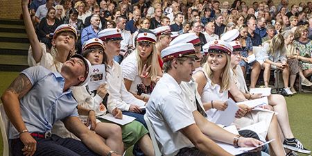 Der blev også tid til et selfiemoment under talerne. Foto: Kenneth Jensen, Frederikssund Kommune.