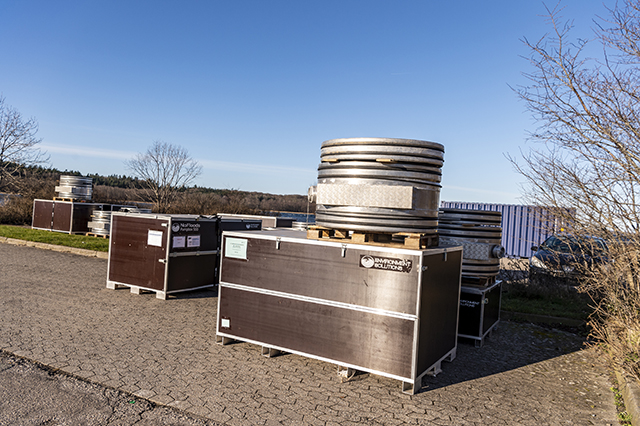 De første watertubes er ankommet. Foto: Kenneth Jensen, Frederikssund Kommune.