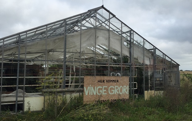 Drivhuset ved det gamle gartneri i udkanten af Snostrup. Foto: Frederikssund Kommune.