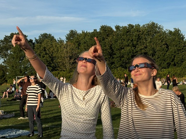 Solformørkelse på Fjordlandsskolen