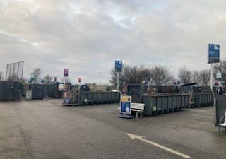 Skibby Genbrugsplads. Foto: Frederikssund Kommune