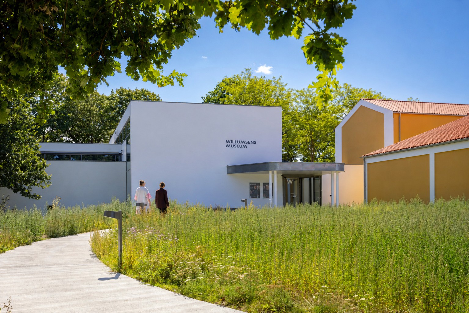 Indgangsparti Willumsens Museum. Foto: Willumsens Museum