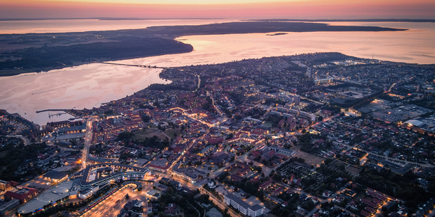 Luftfoto af Frederikssund by. Foto: Martin Malmqvist @ shutterbug_dk