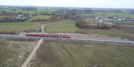 Fra køreplanskiftet den 13. december kan man tage toget fra Vinge Station. Foto: Frederikssund Kommune.