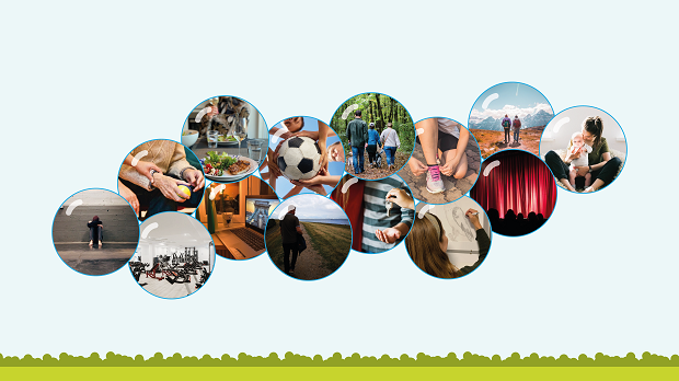 Boblberg fyldt med bobler.