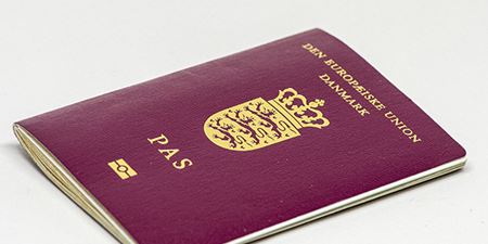 Dansk pas. Foto: Frederikssund Kommune, Kenneth Jensen.