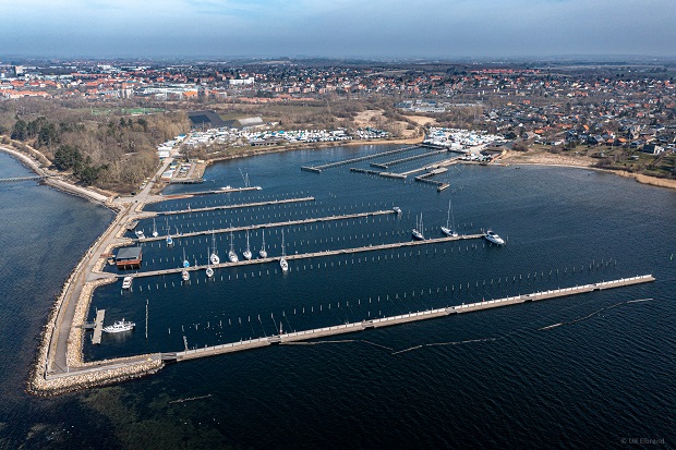 Frederikssund Lystbådehavn . Foto: Lokale- og Anlægsfonden.