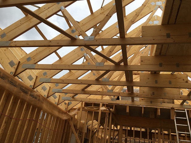 Tagspær på Børnehuset Gyldensten. Foto: Frederikssund Kommune.