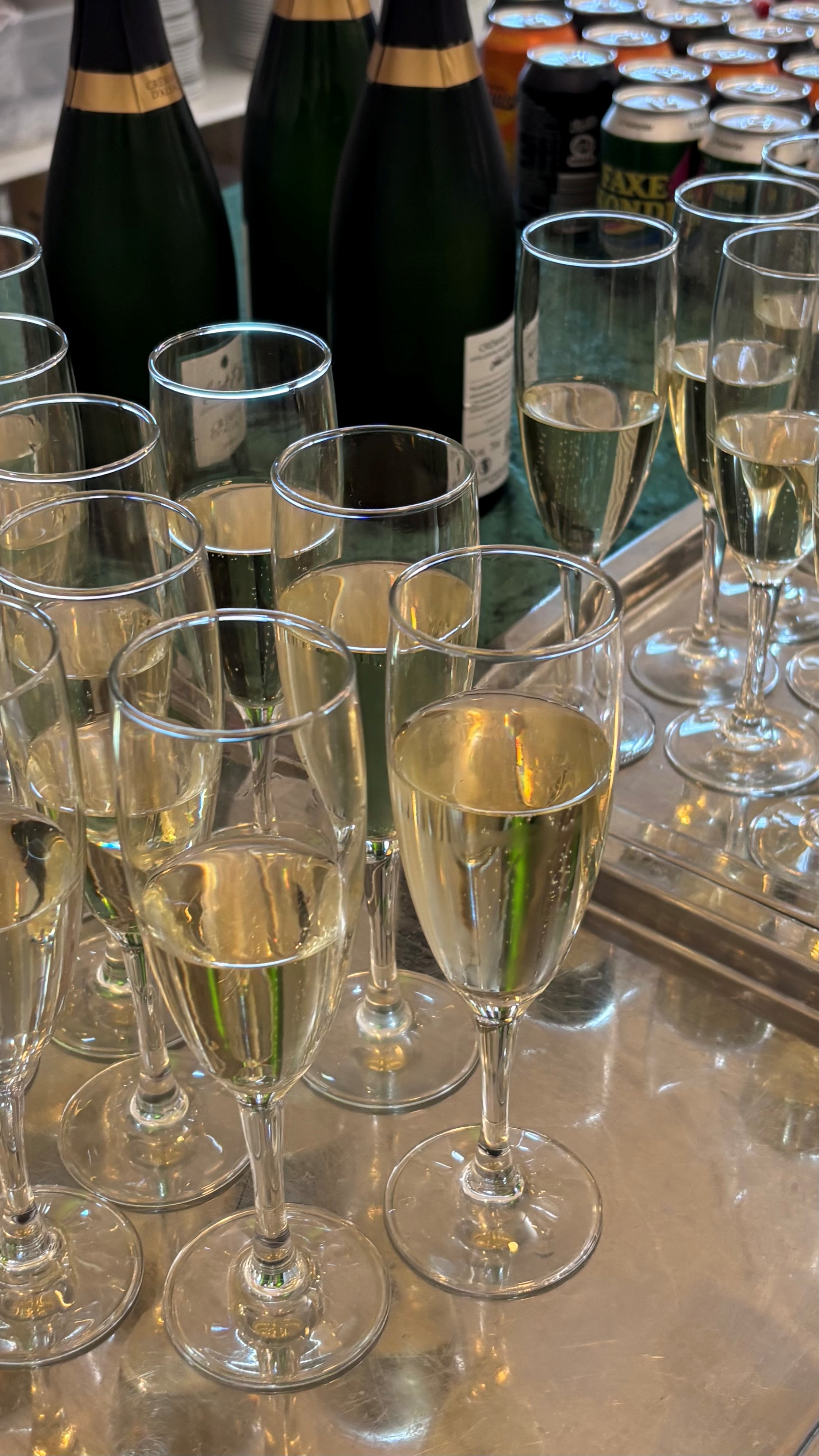 Bobler ved nytårskur. Foto: Frederikssund Kommune