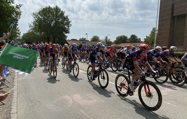 CPH Sprint feltet kører forbi Odinsvej. Foto: Frederikssund Kommune.