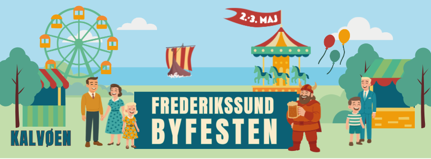 Illustration af byfest. Foto: Vikingespillet