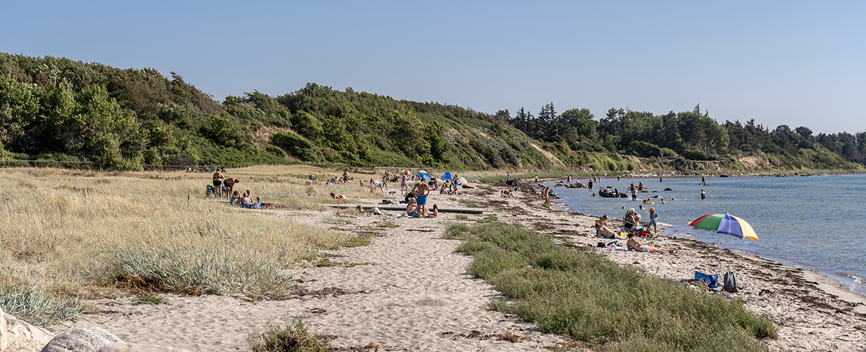 badning på kulhuse strand