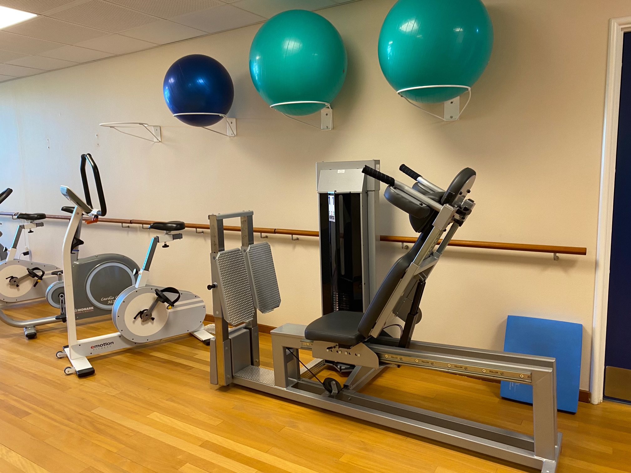 Træningsudstyr til selvtræning. Foto: Frederikssund Kommune