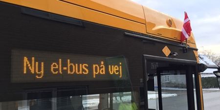 En af de nye elbusser, som indsættes i Hornsherred fra den 11. december. Foto: Frederikssund Kommune.