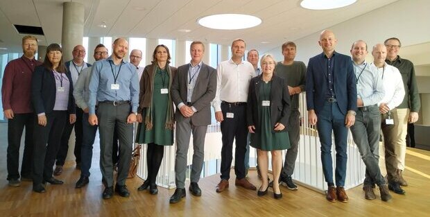 Energipartnerskabet til gruppemøde hos CO-RO A/S i september 2022. Foto: Frederikssund Erhverv.