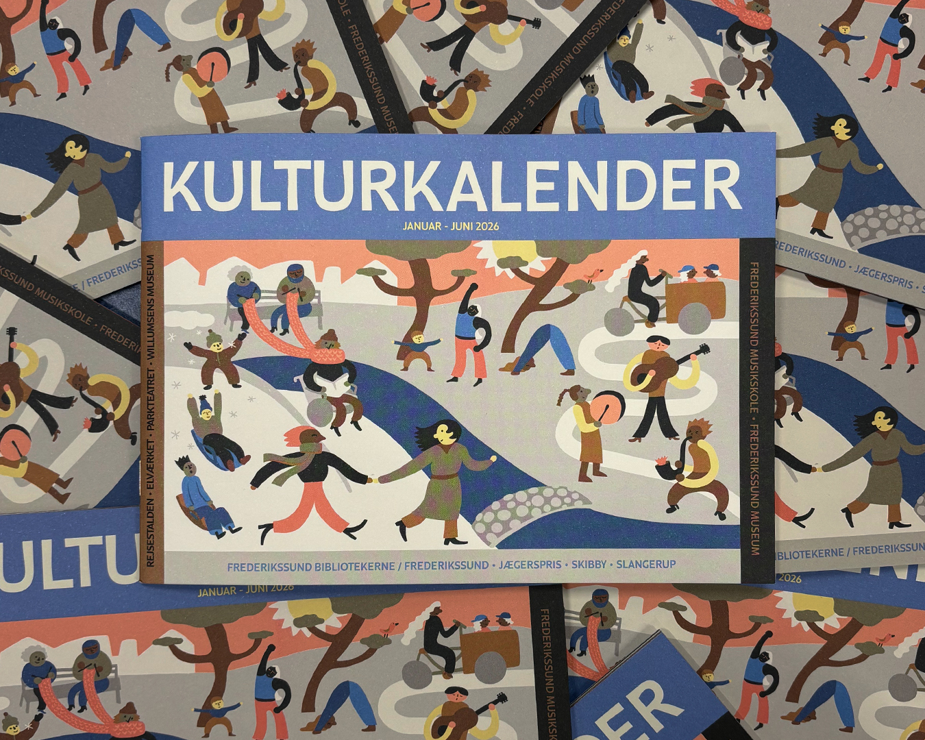 Kulturkalendere er landet. Foto: Frederikssund Kommune
