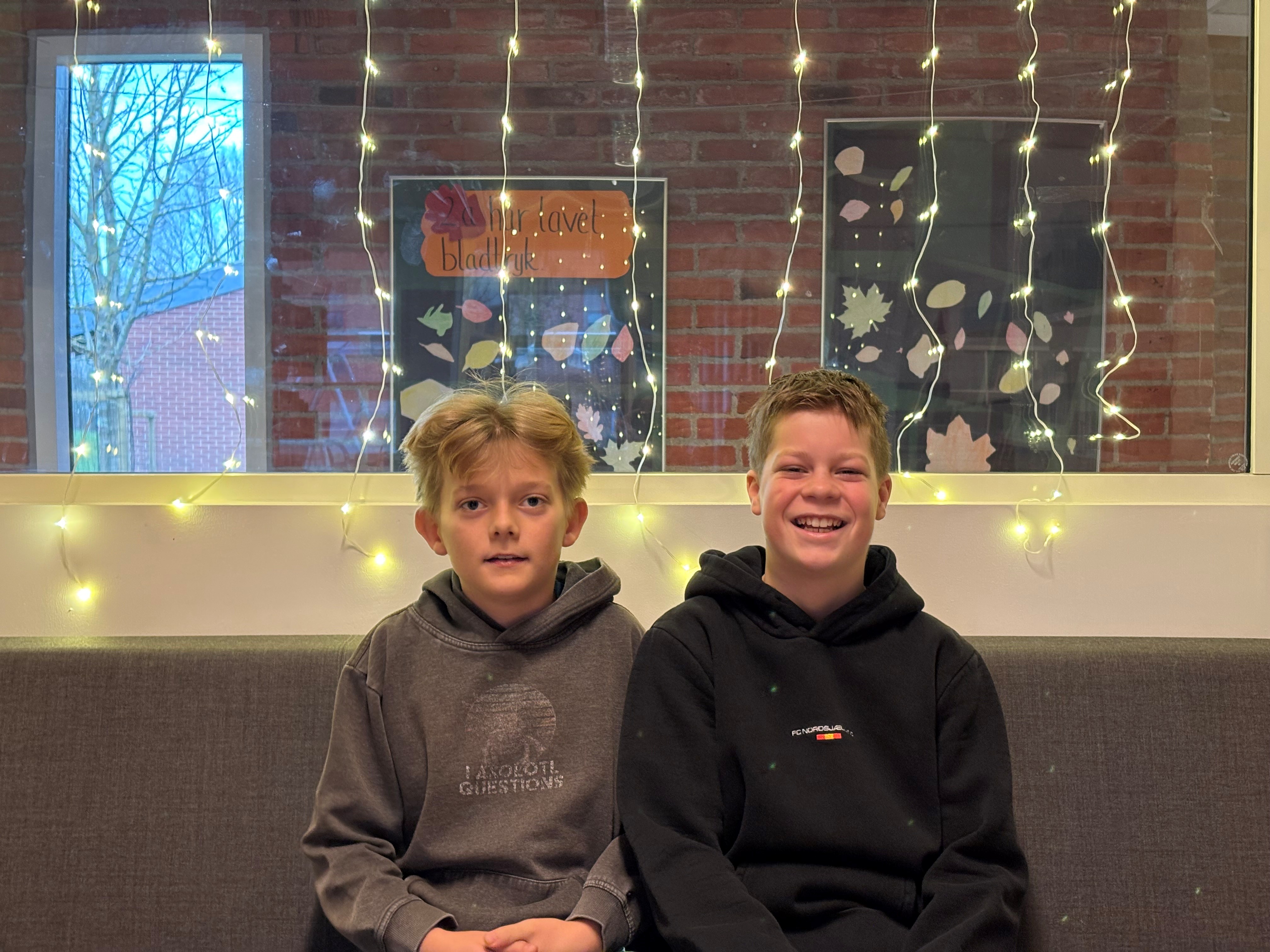 Viggo og Emil. Foto: Frederikssund Kommune