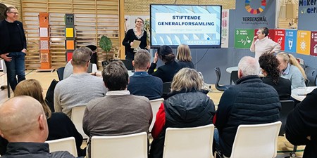 Stiftende generalforsamling for Forening MakerVærket. Foto: MakerVærket.