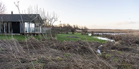 Ikke mange meter igen på over Dråbe Strand. Foto: Kenneth Jensen, Frederikssund Kommune.